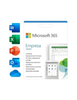 Microsoft 365 Para Empresa 5 Dispositivos por 1 Año