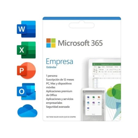 Microsoft 365 Para Empresa 5 Dispositivos por 1 Año