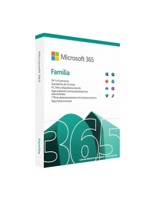 Licencia Office 365 Familiar 5 Dispositivos